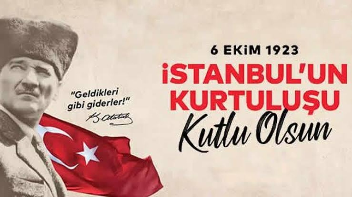 6 EKİM İSTANBUL’UN KIRTULUŞU